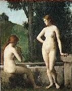 Jean-Jacques Henner Idylle oil painting